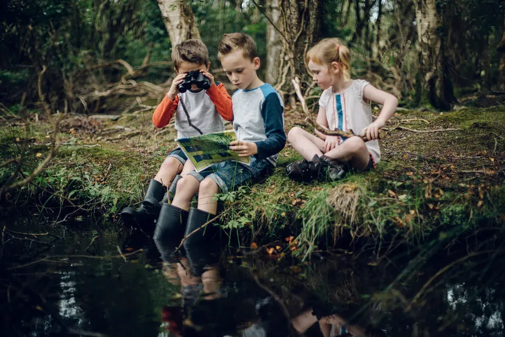kids on a isle of man holiday