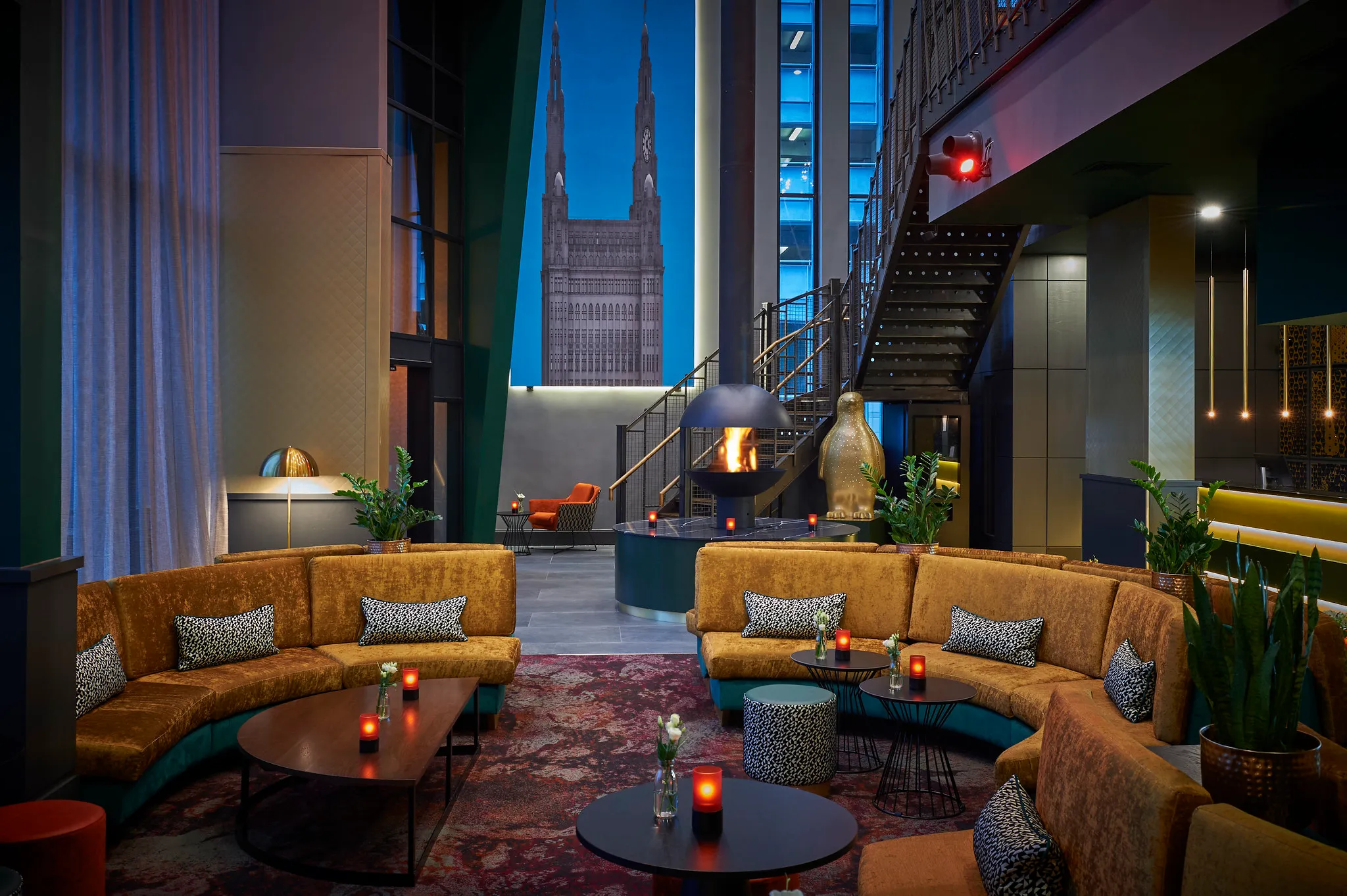 Lobby seating at Malmaison Liverpool